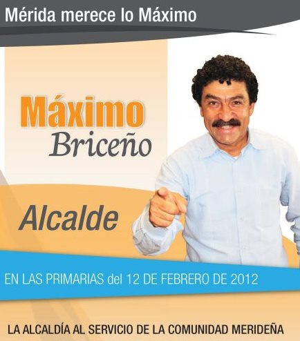 Maximo Briceño Candidato a Alcalde por la Unidad